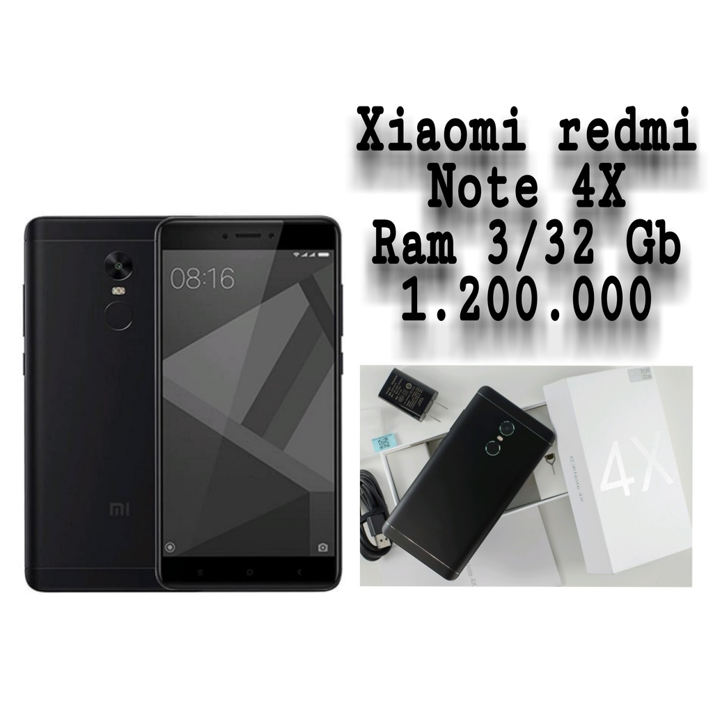 XIAOMI REDMI NOTE 4X RAM 3/32 GB [ MURAH MERIAH, GRESS DAN SEGEL BARU ]