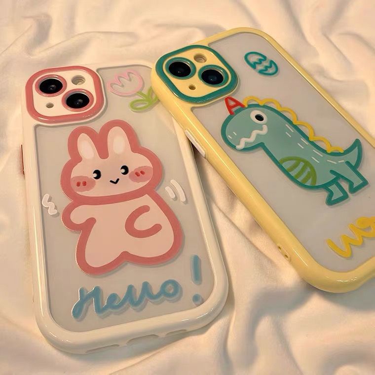 Case Motif Kelinci Buaya Untuk iPhone 12 13 11 Pro Max X Xs Max Xr fuytb4