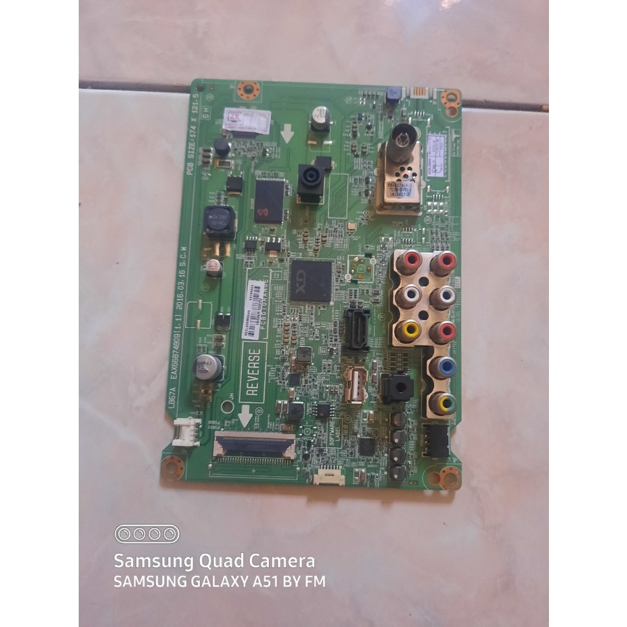 49LH511T-TA - Mb - Mainboard - Motherboard - Mobo - Micom - Modul - Mesin Tv LED LG 49LH511T - 49LH5