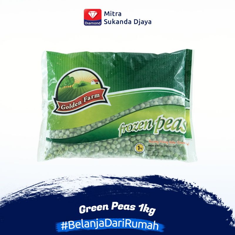 

Golden Farm Green Peas 1 kg