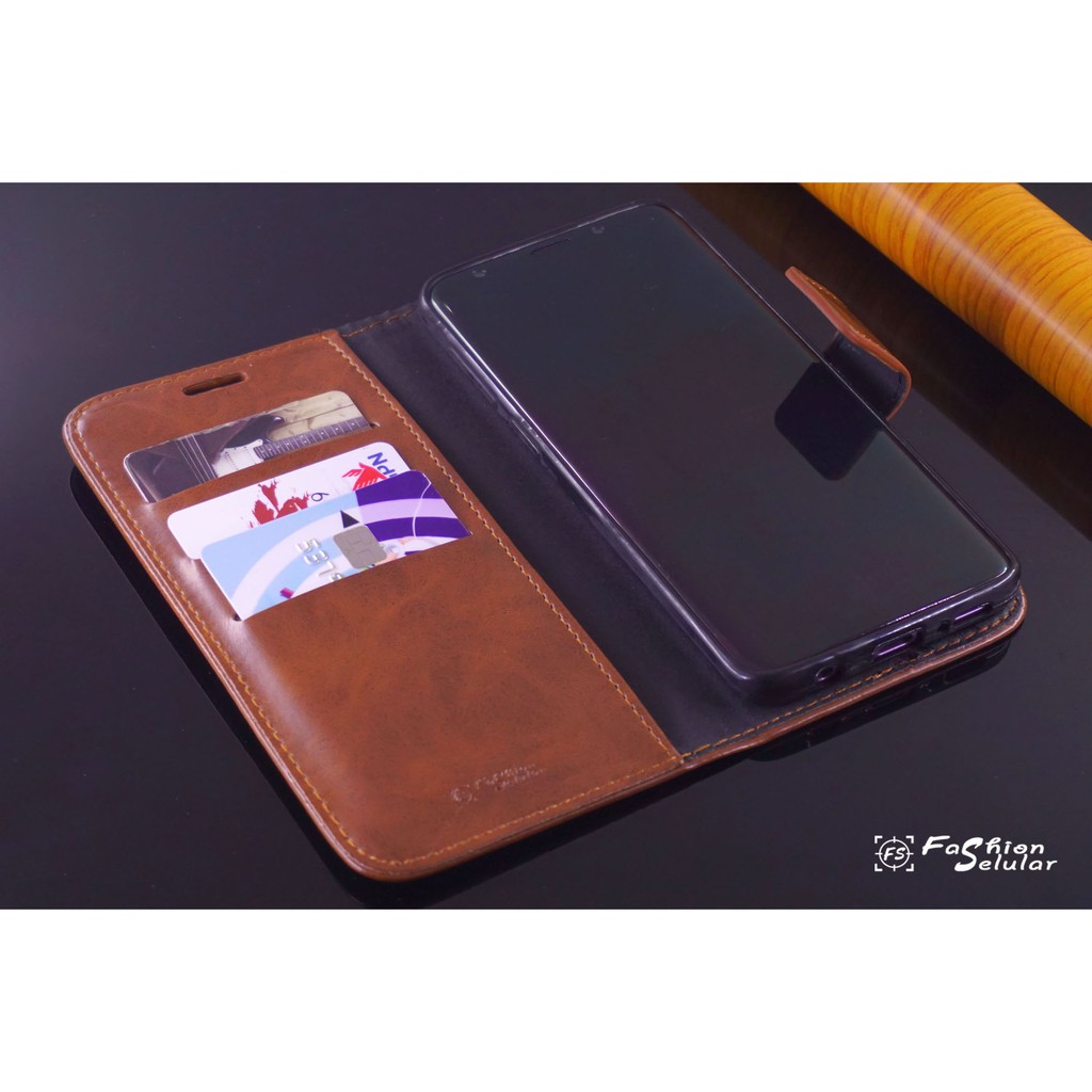 GoodCase - Flip Case Kulit Xiaomi Redmi 9 | 9A/ 9i | 9C/PocoC3 | 9T/Note 9 4G | Redmi Note 10 Pro 4G | Redmi Note 11/ Poco M4 Pro 5G | Note 11 Pro | Redmi 11T/ 11T ProFS Bluemoon