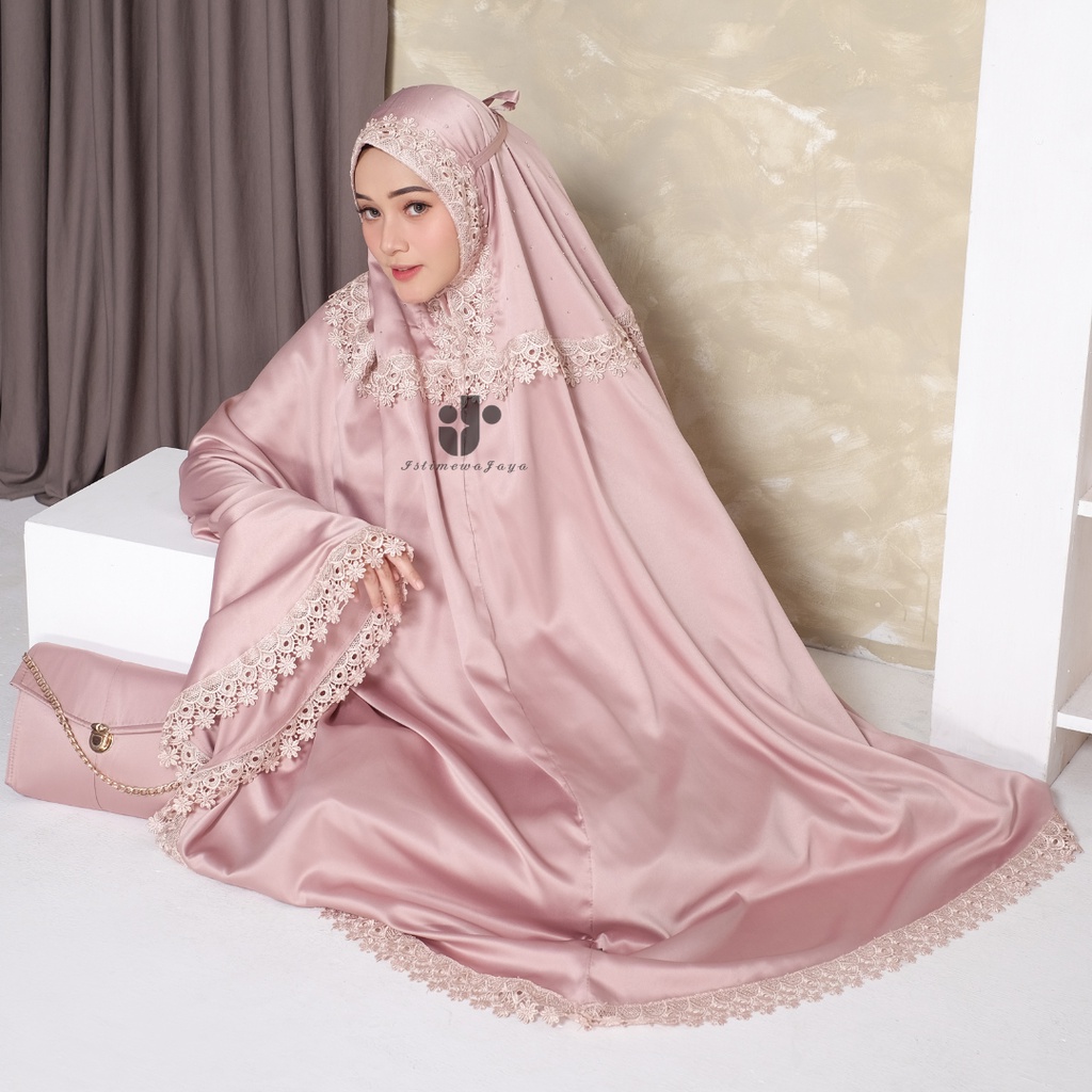 Mukena Sutra Renda Premium AMANDA