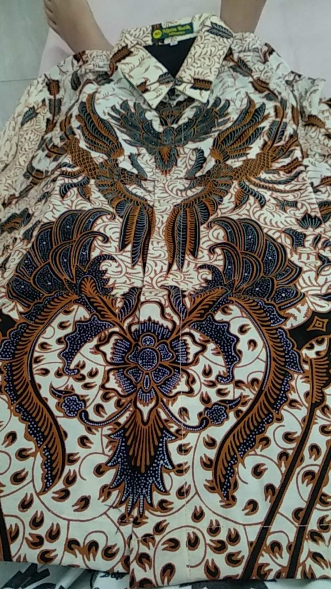 Kalinggo Sogan Kemeja Batik Pria Full Furing Katun Primisima