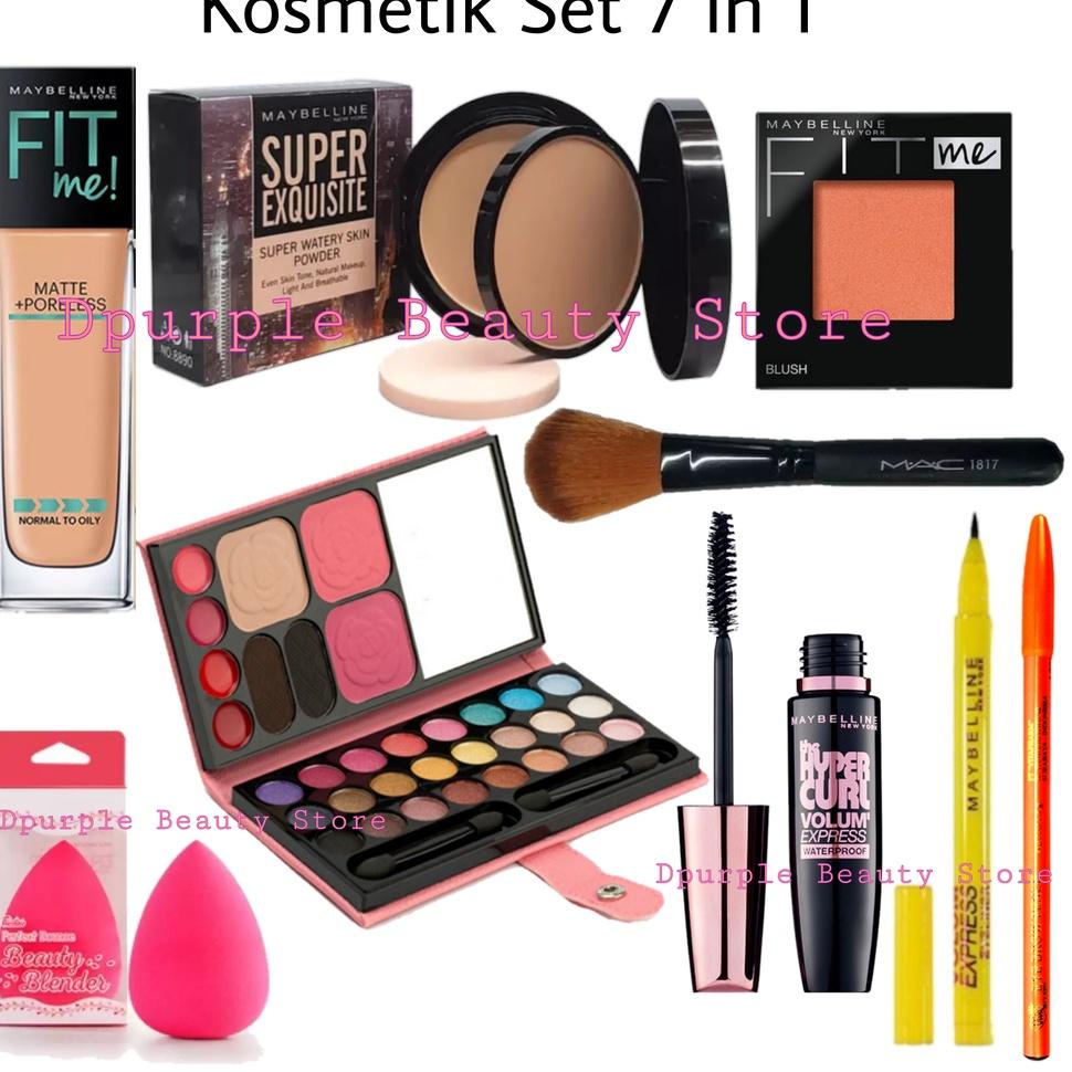 [PRODUK NG7S7] Paket Kosmetik Maybelline Super Hemat Lengkap - Paket Make Up Maybelline Komplit - Be