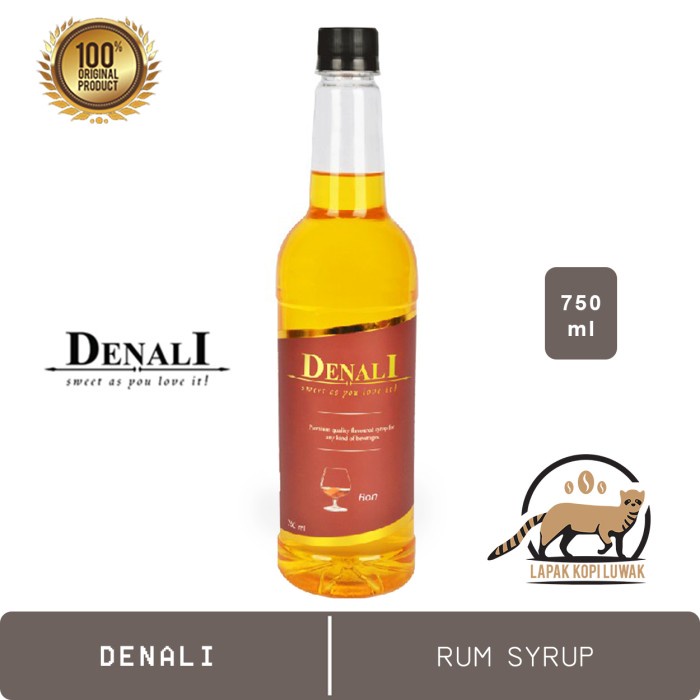 

(BISA COD) Denali Syrup rasa Rum