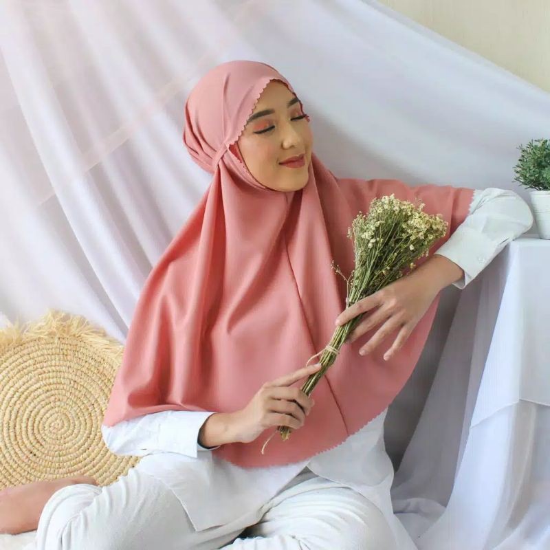 Khimar bergo Maryam , bahan diamond crepe ORI KARTIKA