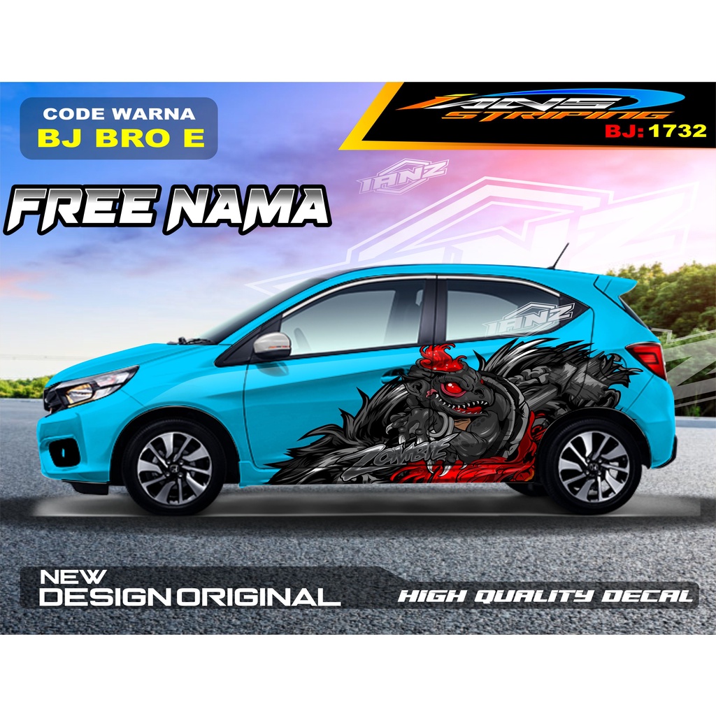 PROMO STIKER MOBIL BRIO / STIKER MOBIL HONDA JAZZ  / VARIASI STIKER AGYA AYLA/ STIKER MOBIL