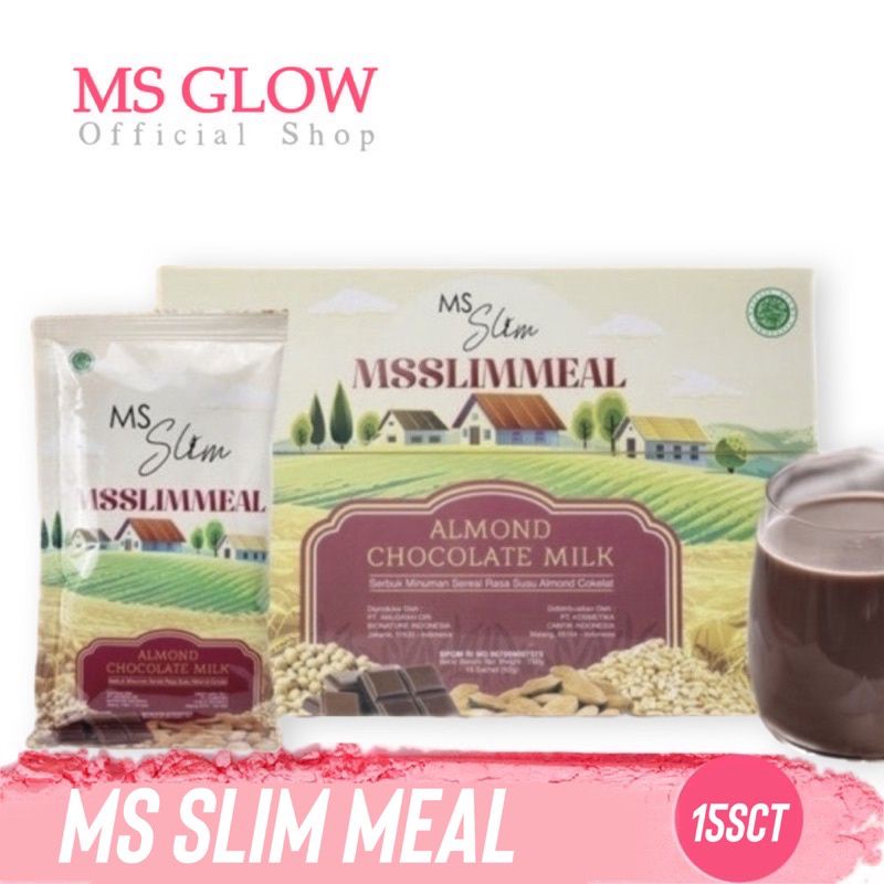 

MS Slim Drink - MSSLIMMEAL 1 Box isi 15 sachet - Free Cup Shacker