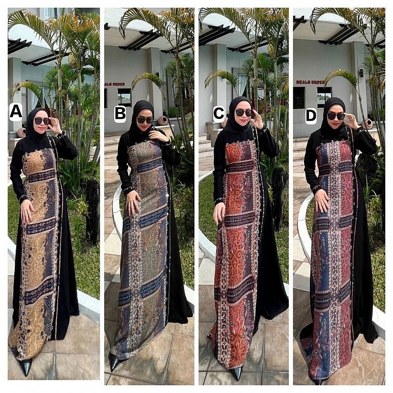 Gamis Bangkok Luna maya / HALIMA DRESS PART 2 BY NEWBRAND (PO 15 JANUARI)
