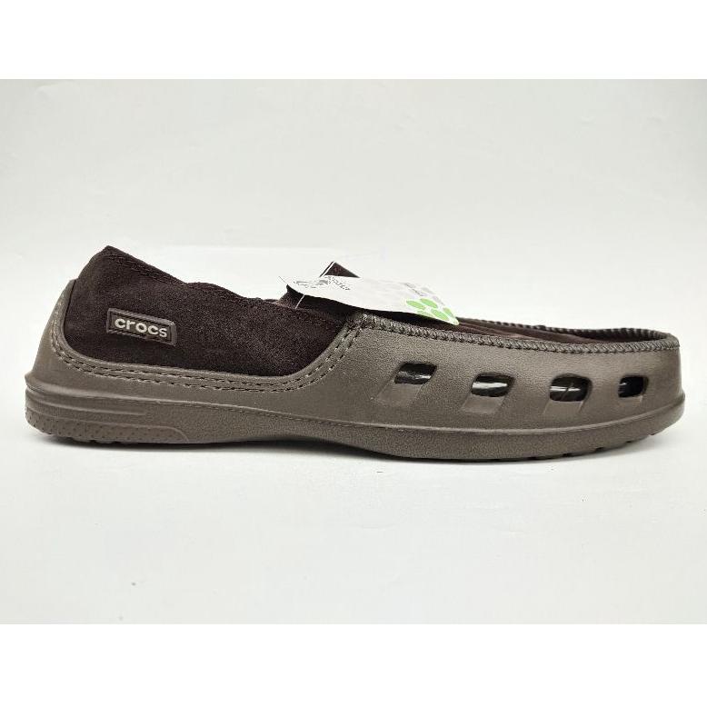 [PRODUK A8FMB] Sepatu Crocs Tideline Leather Slip On / Crocs Tideline Suede / Crocs Pria / Sepatu Sl