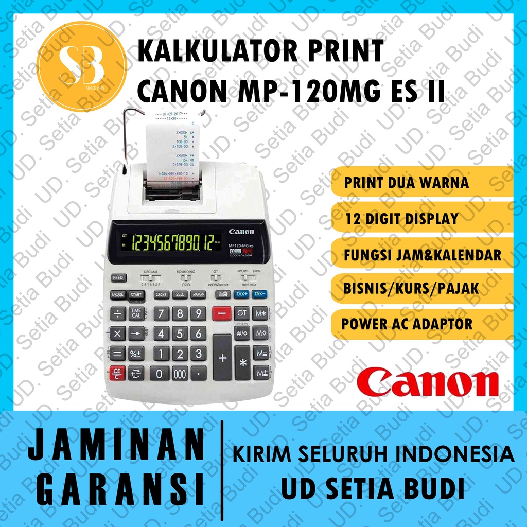 Kalkulator Print Canon MP-120-MG-ES II