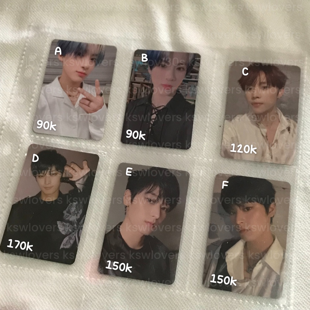 the boyz eric juyeon sunwoo reveal photocard | moon wolf boy ver