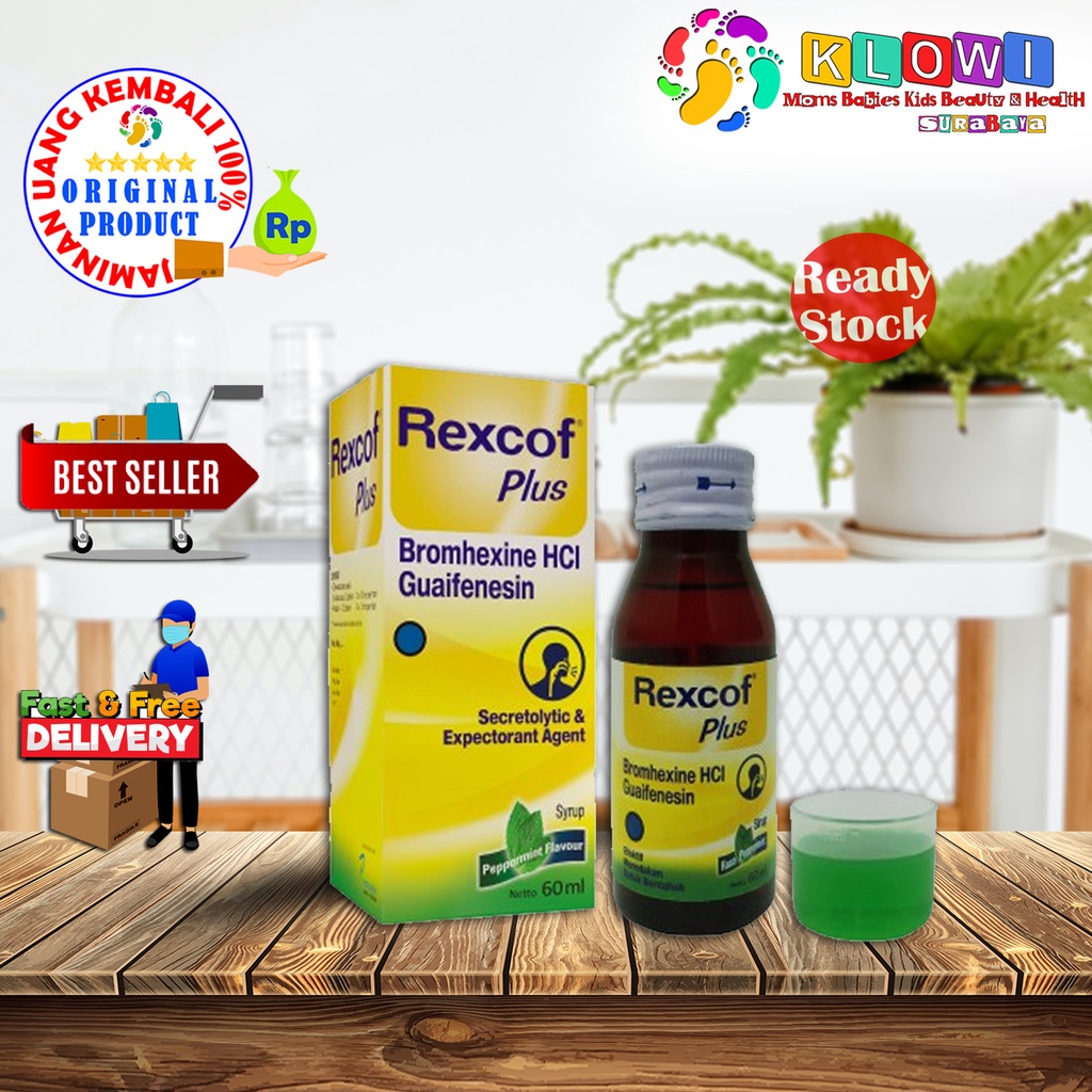 Rexcof Plus Rasa Pepermint Sirup 60 ML