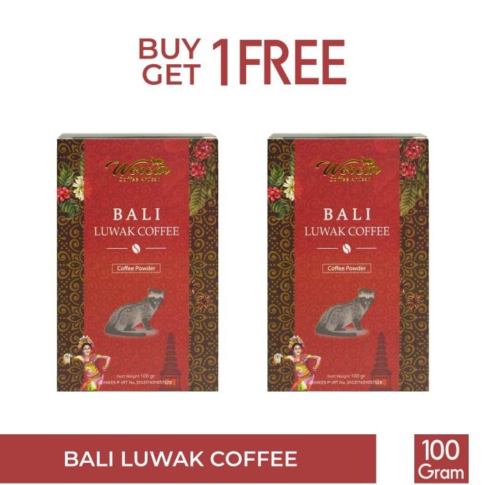 

WORCAS Bali Luwak Coffee 100gr | Coffee Powder -Diskon Besar
