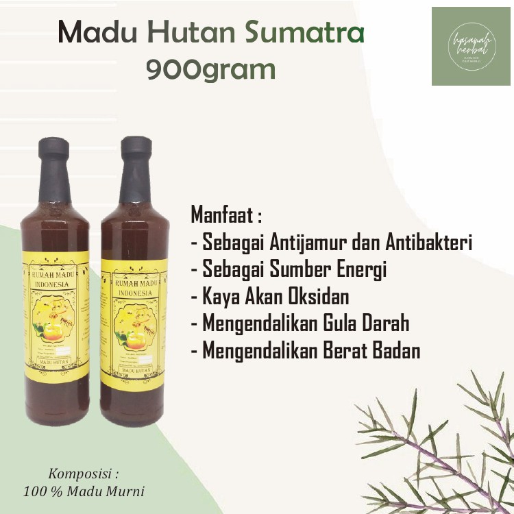 

Madu Hutan Sumatera Jambi 900gr