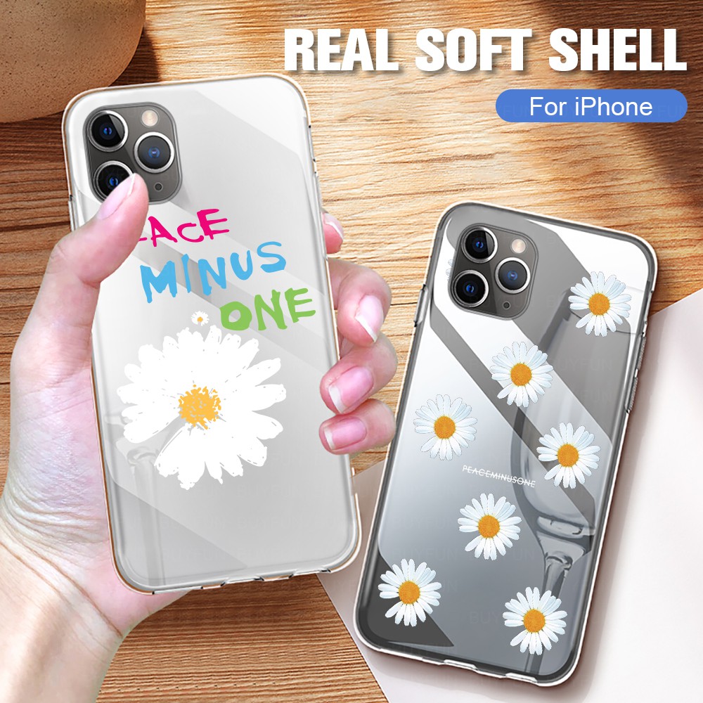 Soft Case Desain Lukisan Bunga Daisy Untuk Iphone 6 6s 7 8 ...