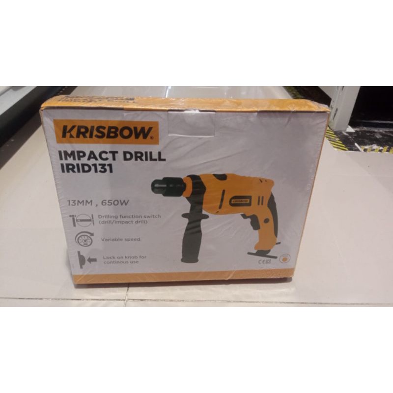 Krisbow Bor Listrik 13mm 650 Watt / Impact Drill