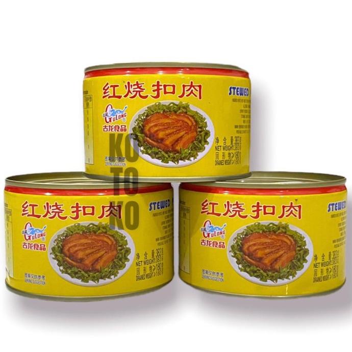 

Gulong Stewed Pork Slice / Daging Samcan Babi Kaleng 383gr