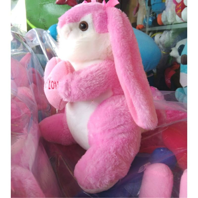 Boneka kelinci love pink