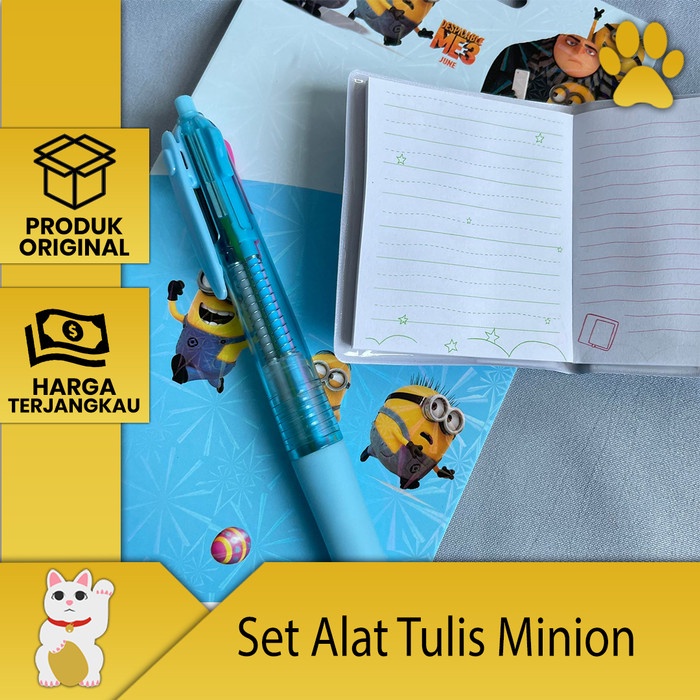 

Sale Paket Alat Tulis Minion Alat Tulis Kantor 1 Minion Alat Tulis Lucu Bergaransi