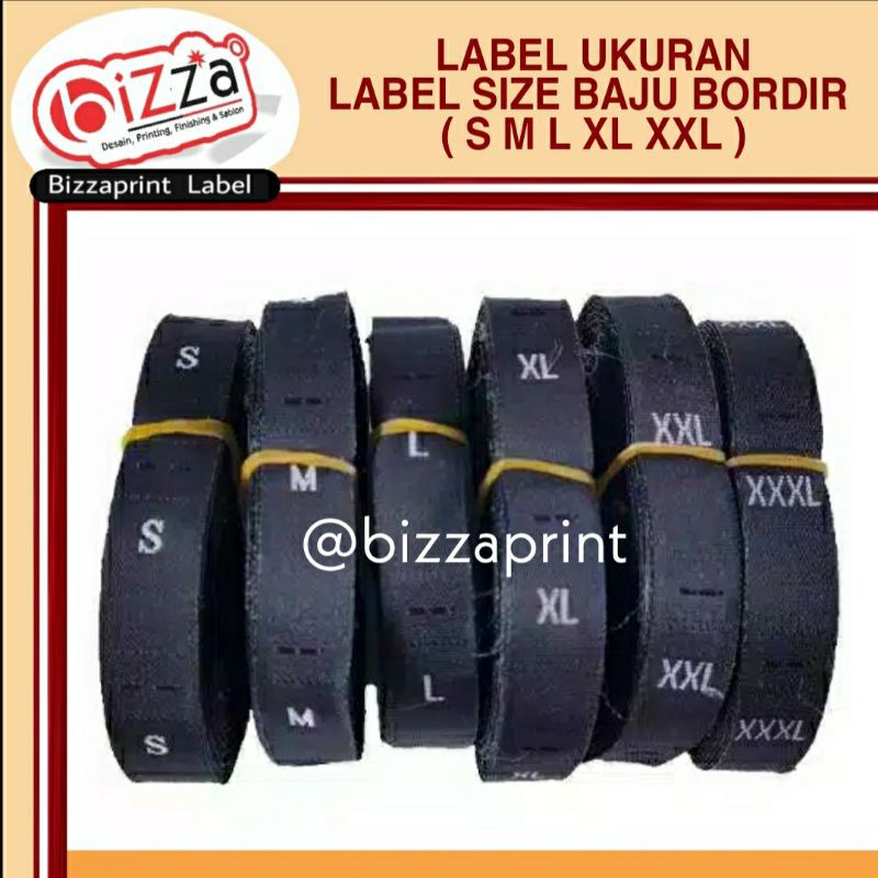 

LABEL SIZE / UKURAN BAJU ( S M L XL XXL )