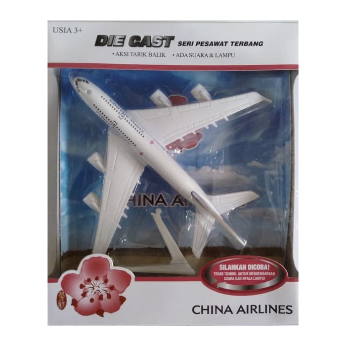 EJ - Miniatur Pesawat China Airlines - Diecast Pesawat Terbang China