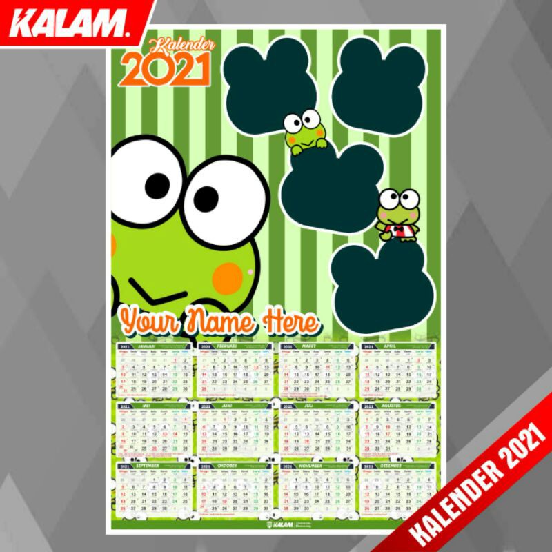 

KALENDER 2023, Custom Karakter Desain suka-suka