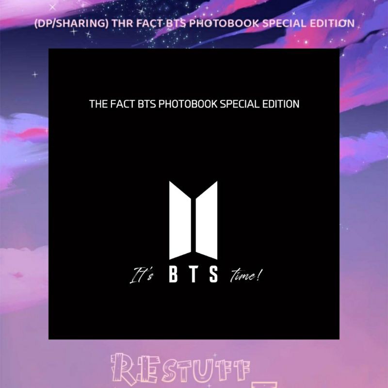 (DP-SHARING) BTS-THE FACT PHOTOBOOK SPECIAL EDITION