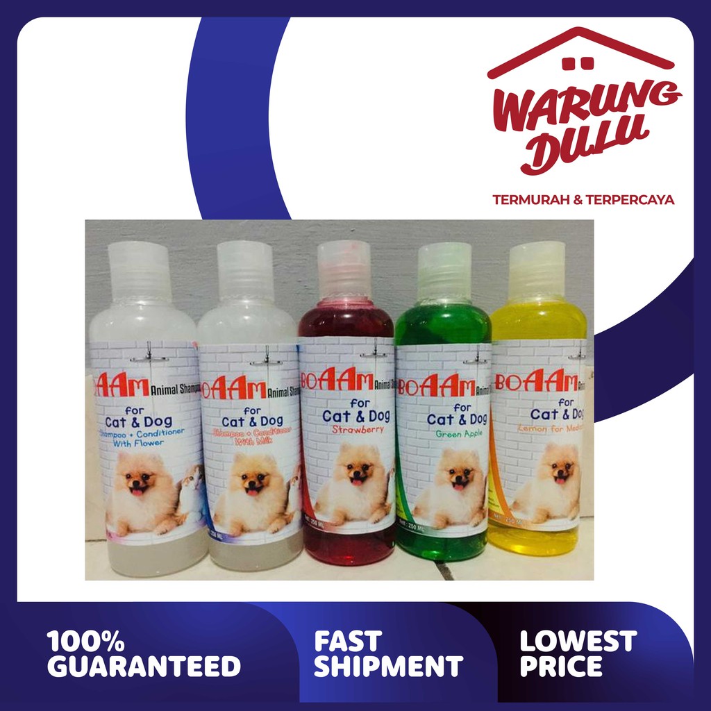 SHAMPO BOAAM UNTUK KUCING ANJING 250ML