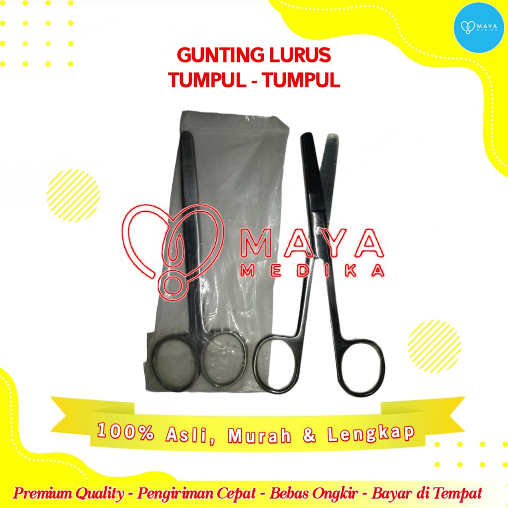 

Gunting Lurus 14 cm Tumpul - Tumpul