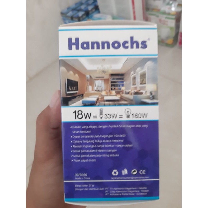 Lampu LED hannochs 18 WATT