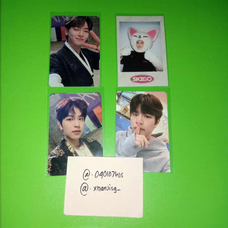 wts photocard seungmin & photocard i.n stray kids