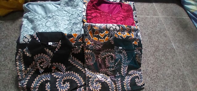 Maura Couple - Sania Ruffle Batik Couple Ori Ndoro Jowi Dnt Garansi Termurah Couple Gamis Brokat