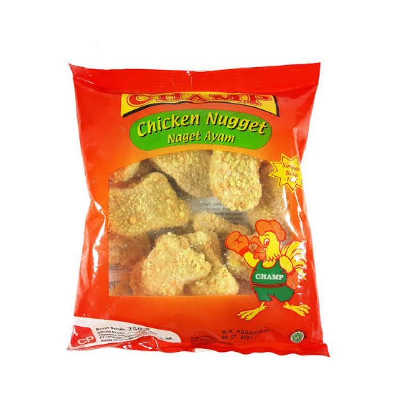 

CHAMP NUGGET AYAM 250G FROZEN FOOD