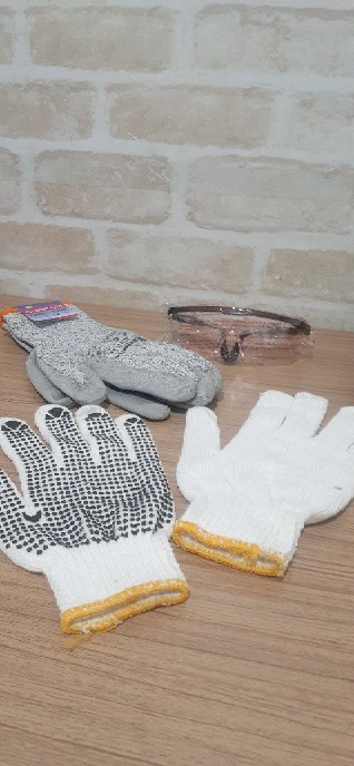 Sarung Tangan Anti Benda Tajam - Anti Pisau Potong Gores Bacok Begal