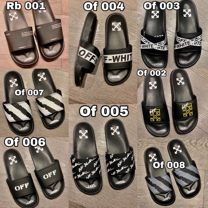 SENDAL SLIDE OFF WHITE - SANDAL OFF WHITE PRIA - SANDAL SLIDE PRIA