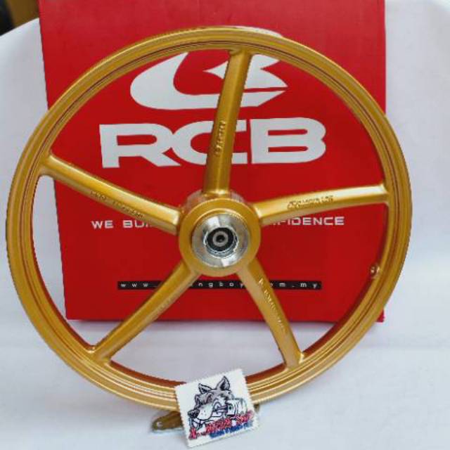 Velg Racing RCB DEPAN/ BELAKANG Mio M3 XEON MIO J FINO SOUL GT XRIDE - Vega Zr - Mx Lama - Mx New - Vega R - Vega Zr Fizr Dll Palang 5 Original Ready Lebar 120