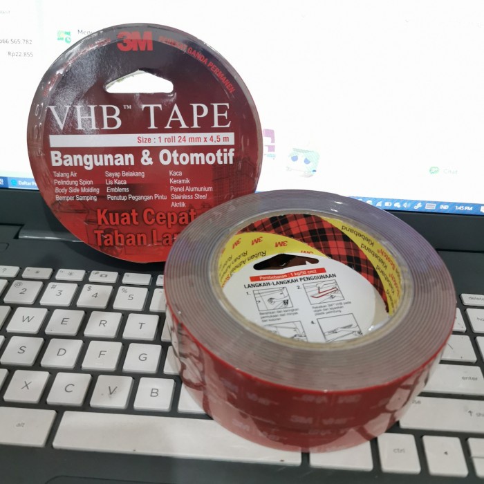 

Spesial Double Tape 3M - Vhb 4900 24Mm X 4,5M Original 3M Usa Terlaris