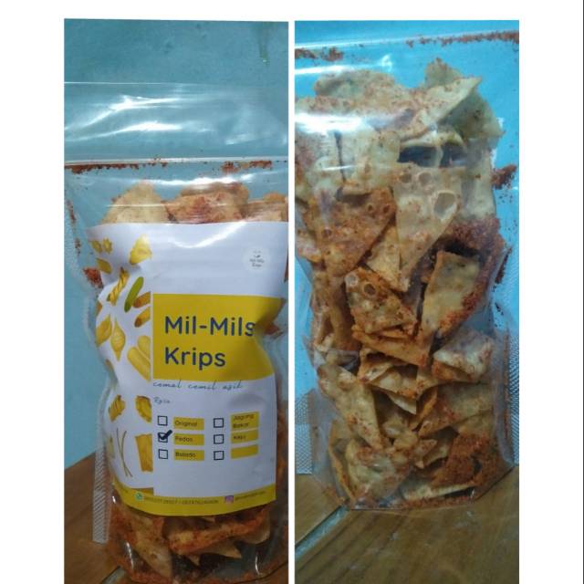 

Kripik bawang pedas