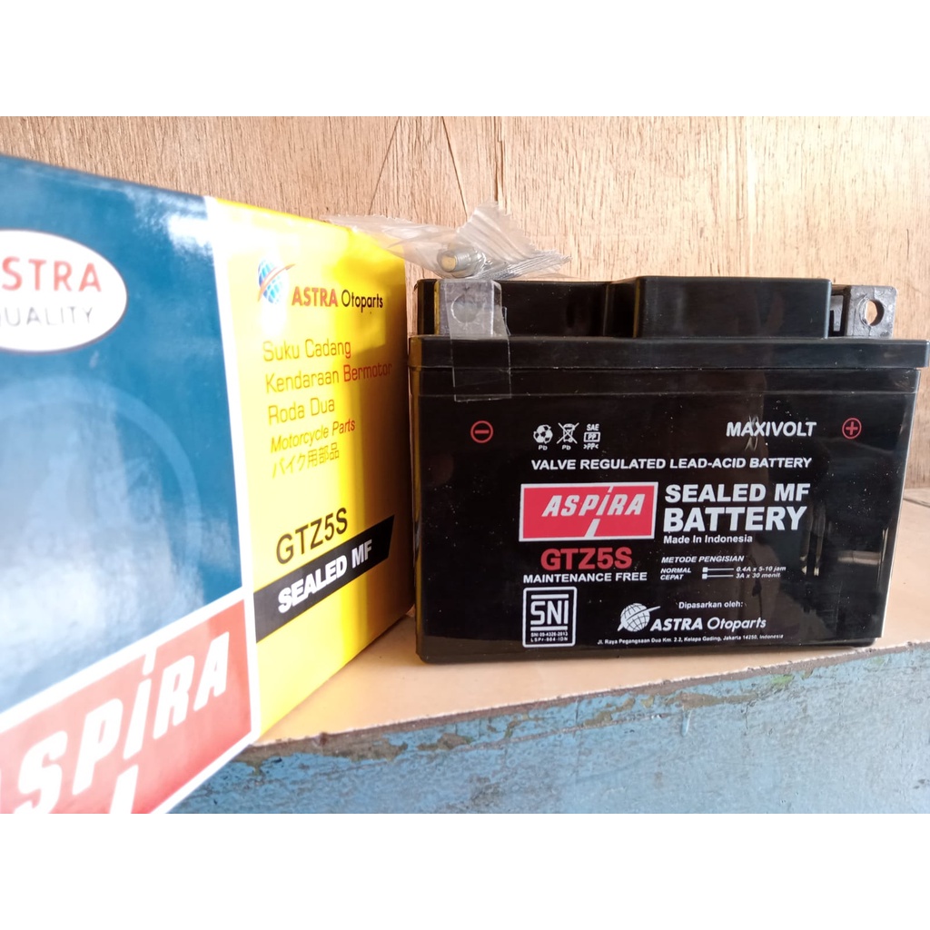 GTZ5S ASPIRA 3.5 Ah Beat, vario 110 mio j m3 gt xeon fino dll aki kering