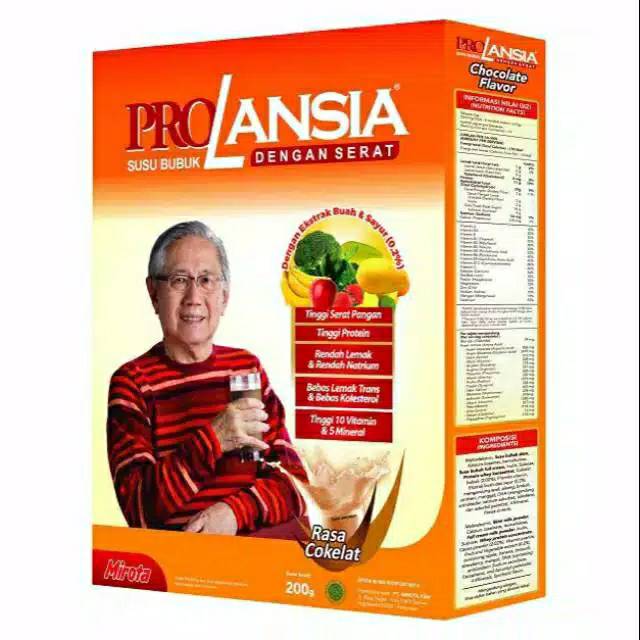 

PROLANSIA Susu Bubuk 200 gr - Susu Lanjut Usia Lansia - Shopee Mart