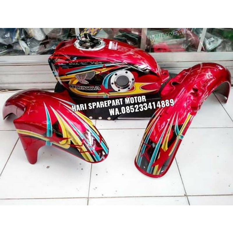 Body set cb Aquarium tutup ninja