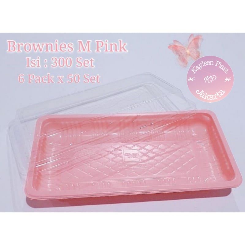 Mika brownies M/Box brownies / Kotak brownies / Mika kue / Kotak kue @10 pcs