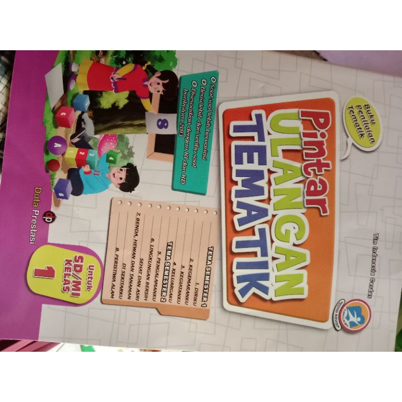

buku pintar ulangan tematik kelas 1 sd
