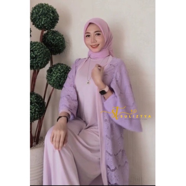 PRELOVED LONG DRESS LILAC