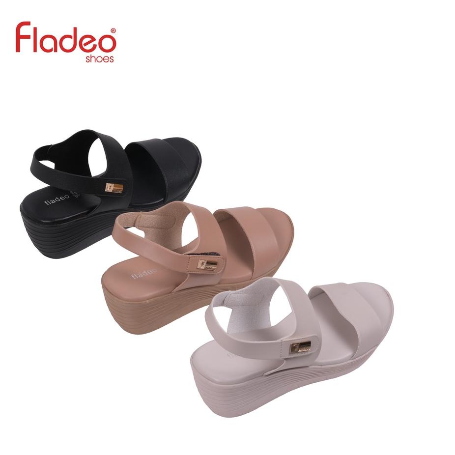Special Price.. Fladeo D21/LDT328-2RV/Sandal Wedges Tali Wanita [ Wedges Sandals ]