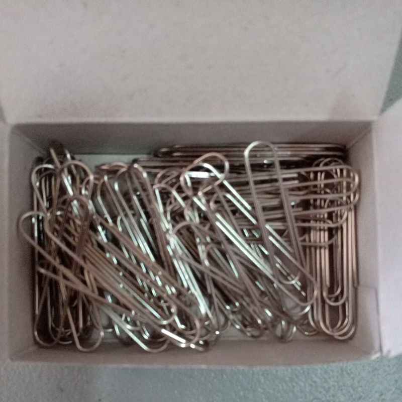 

klip kertas jumbo / paper clips jumbo / penjepit kertas no. 5