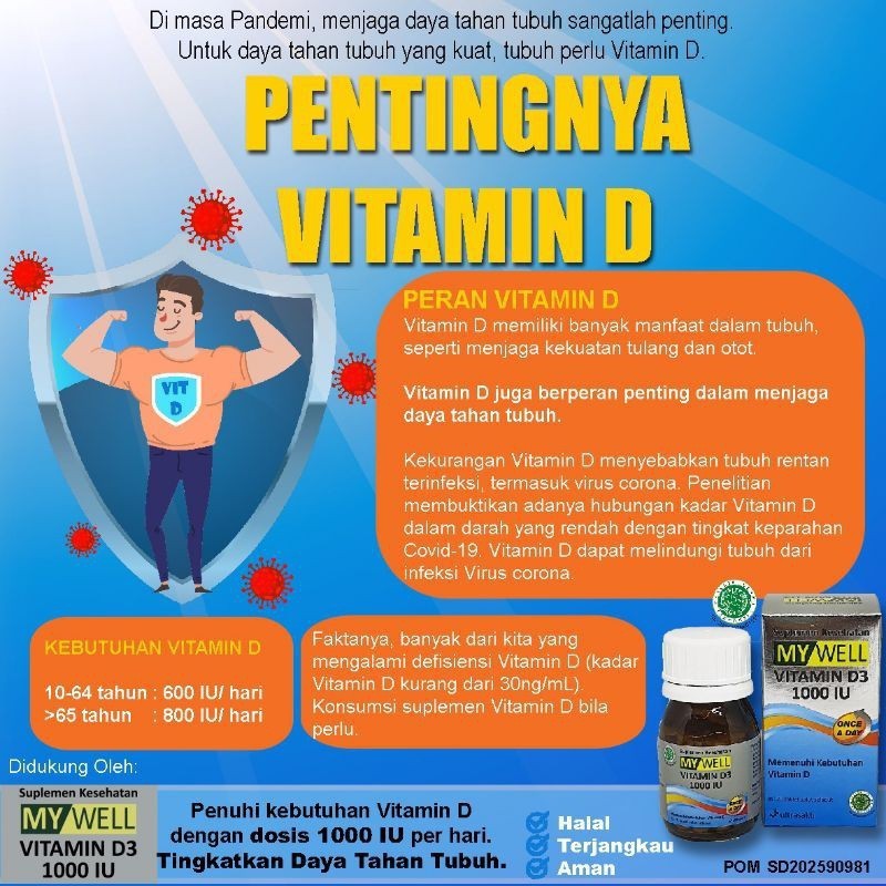 My Well Vitamin D3 1000 IU - Vitamin D