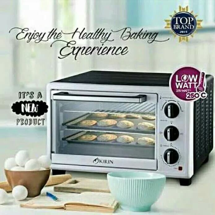 Oven Listrik Low Watt Kirin KBO-190LW 19 L - 285 Watt original produk kirin