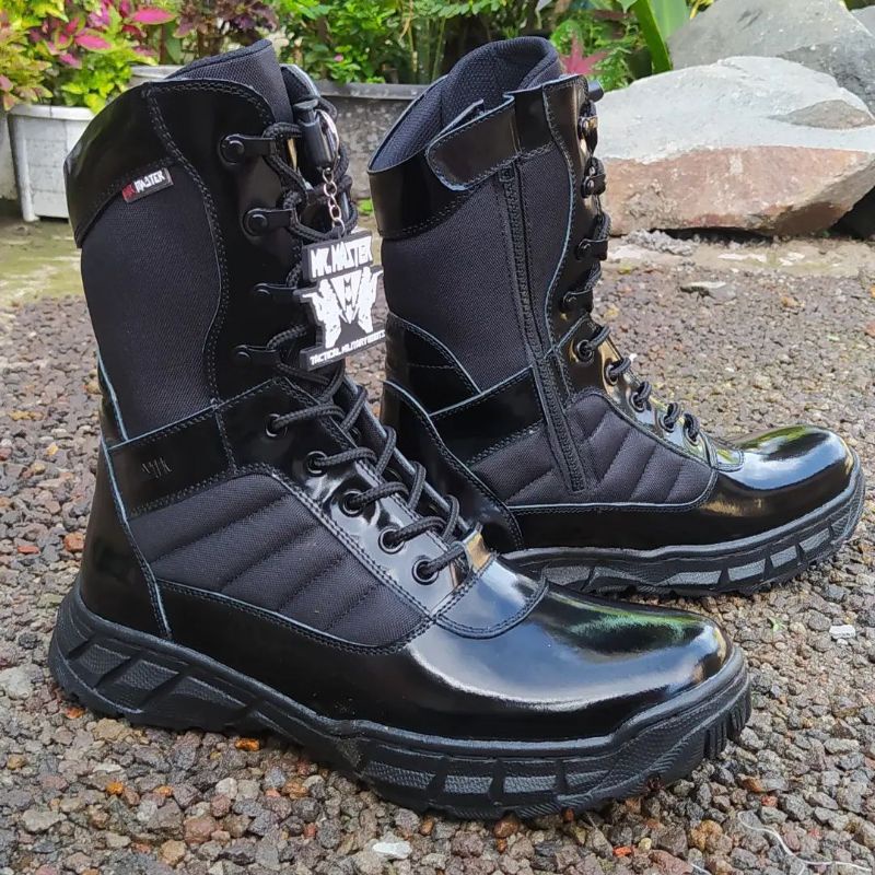 SEPATU PDL KULIT SAPI ASLI MERK MR MASTER SEPATU PDL DINAS LAPANGAN TNI POLRI SECURITY SATPAM SEPATU TENTARA POLISI